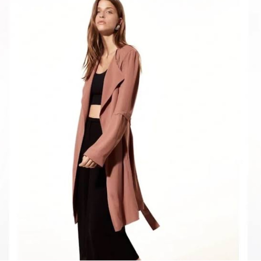 Aritzia Babaton Quincey Trench - Brown